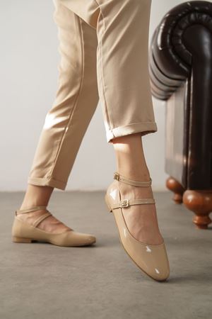 Kadın Lavenzo Babet Ayakkabı - Ten-Rugan