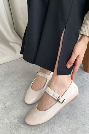 Kadın Vavin Babet Ayakkabı - Ten Deri