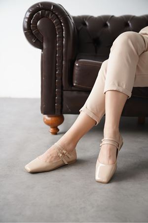 Kadın Ravello Babet Ayakkabı - Ten-Rugan