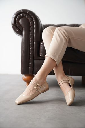 Kadın Ravello Babet Ayakkabı - Ten-Rugan