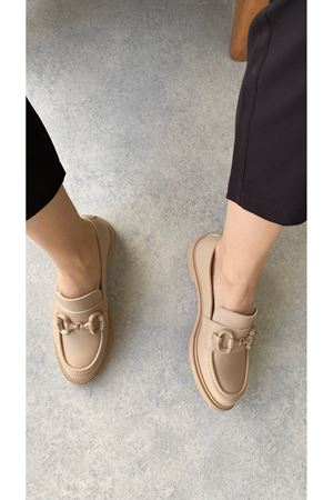 Kadın Padova Günlük Loafer Ayakkabı - Nude