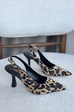 Kadın Ovis Sivri Topuklu Ayakkabı - Leopar