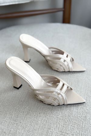 Kadın Wospe Topuklu Terlik - Ten-Rugan