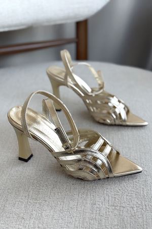 Kadın Focus Topuklu Ayakkabı - Altın
