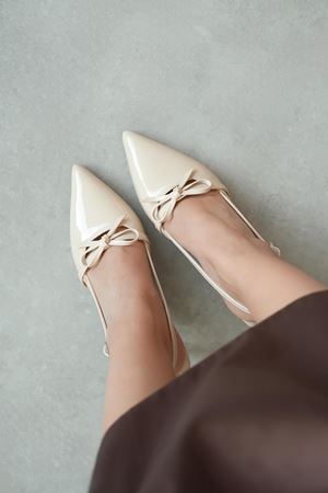 Kadın Sinco Fiyonklu Topuklu Ayakkabı - Ten-Rugan