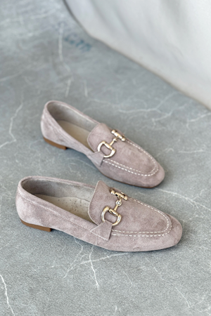 Kadın Pixo Düz Taban Babet - Vizon