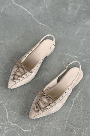 Kadın Tosac Bağcıklı Babet - Vizon