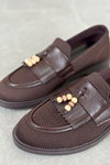 Kadın Ojox Püsküllü Loafer  - Kahve